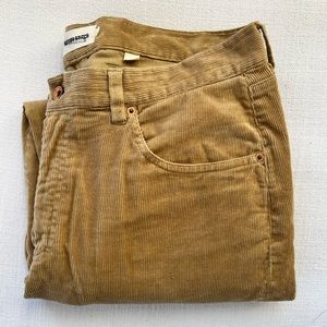 Taylor Stitch Camp Pant In Bedford Brown Corduroy Sz 34